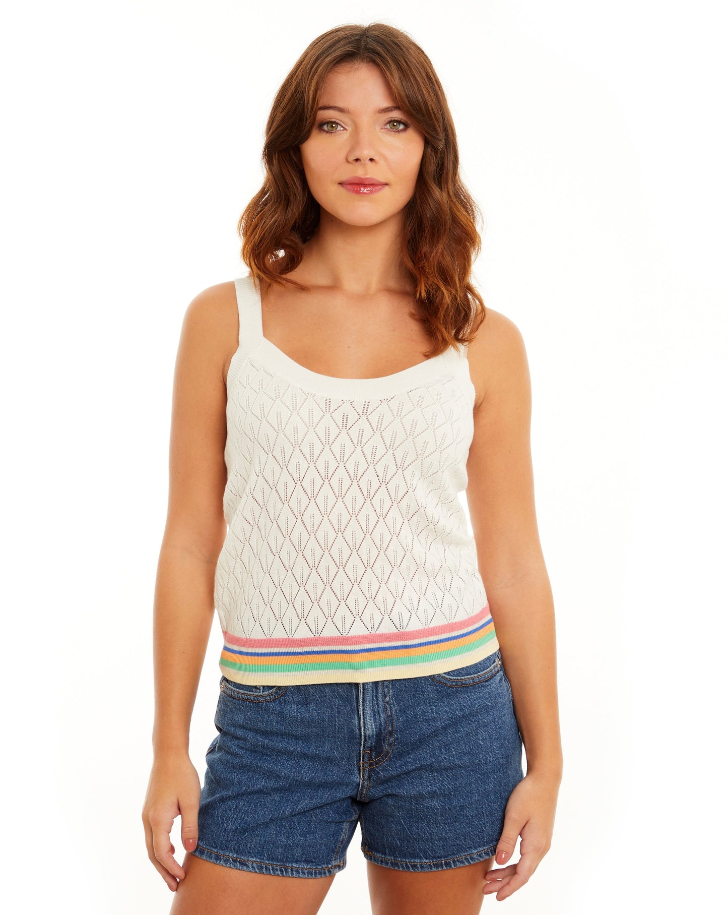 Imogen Stitch Hem Vest